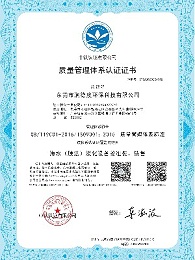 润德澳ISO9001质量体系认证